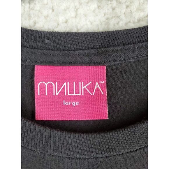 Mishka MNWKA Black T-Shirt Death Worldwide Spider Graphic Men L Japanese Brand - Picture 3 of 9